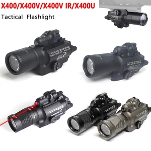 Tactical X400 Ultra Flashlight X400/X400U/X400V/X400V IR LED Pistol Weaponlight  - Picture 1 of 31