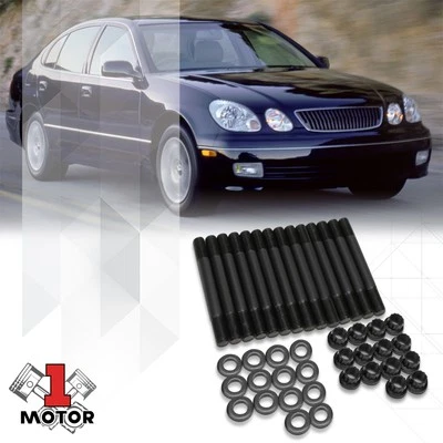 Tuercas de perno de culata delanteras de 12 puntos para 92-05 Lexus GS400/SC300 2JZGE/2JZGTE Foto 1 de 4