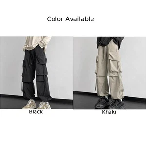 Stylish Men's Cargo Pants with Multi Pockets for Casual Spring Summer Outfits - Picture 1 of 62
