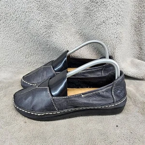 Zapatos Mocasines Naturalizer Mujer Talla 8 Feist Cuero Negro Sin Cordones - Imagen 1 de 12