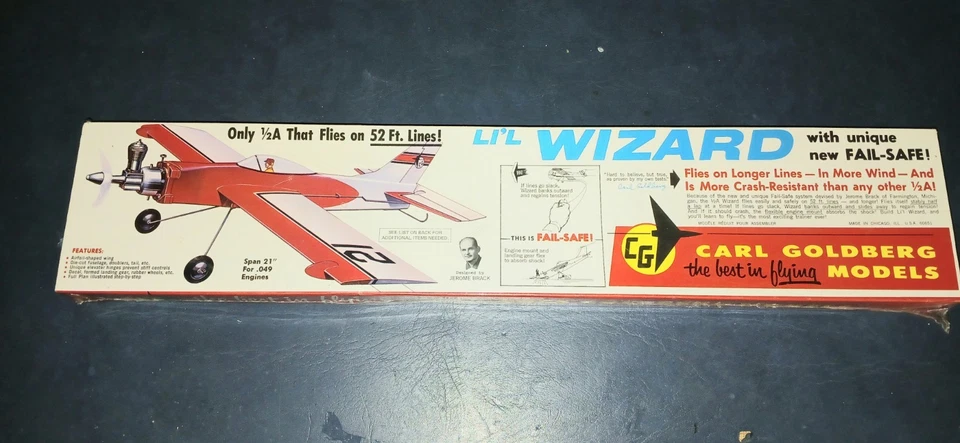 Carl Goldberg Li'l Wizard C/L Model Kit - Image 1 of 1