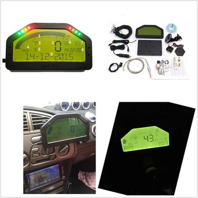 Portable Vehicles Dash Race Display Bluetooth Sensor Dashboard LCD Screen Meter - Image 1 of 4