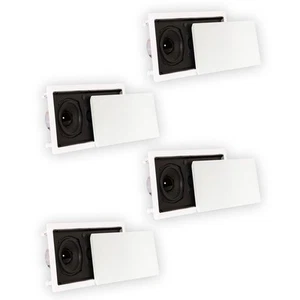 Paquete de 4 altavoces de montaje empotrado Theater Solutions TSLCR5 doble woofer en pared - Imagen 1 de 5