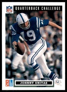 1991 Domino's The Quarterbacks Johnny Unitas Baltimore Colts #46 - Imagen 1 de 2