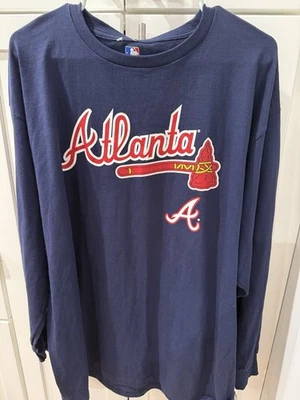 Camisa Atlanta Braves Hayward 22 Manga Larga MLB NUEVA Etiquetas Manga Larga Para Hombre’s XL NUEVA CON ETIQUETAS Foto 1 de 4