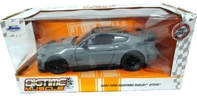 2020 Ford Mustang Shelby GT500 Bigtime Muscle Jada 1/24 Diecast Gray 33931 NIB - Image 1 of 4