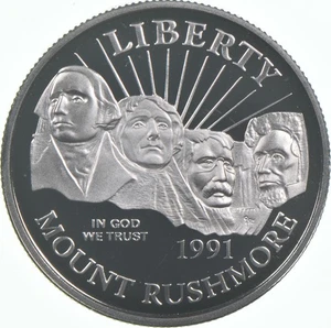 1991-S Mount Rushmore Bicentennial Proof Commemorative Half Dollar *8967 - Picture 1 of 3