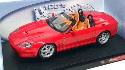 Hot Wheels 1/18 Scale 29441 - Ferrari 550 Barchetta Pininfarina - Red - Image 1 of 4