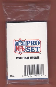 1990 Pro Set NFL Football Final Update Sealed Set Emmitt Smith Rookie Card (B) - Picture 1 of 2