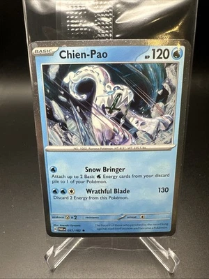 Pokemon Paradox Rift Chien-Pao 057/182 Cosmos Holo Sealed Exclusive Knockout Box - Image 1 of 4