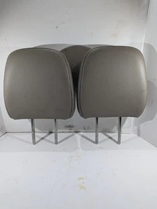 2009-2014 Ford F-150 Rear Headrest Set Crew Cab Gray Leather OEM - Picture 1 of 12