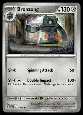 Bronzong 127/191 SV08: Surging Sparks - Image 1 of 2