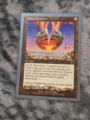 Chaos Confetti Magic The Gathering MTG Unglued 72/94 1998 - Image 1 of 2