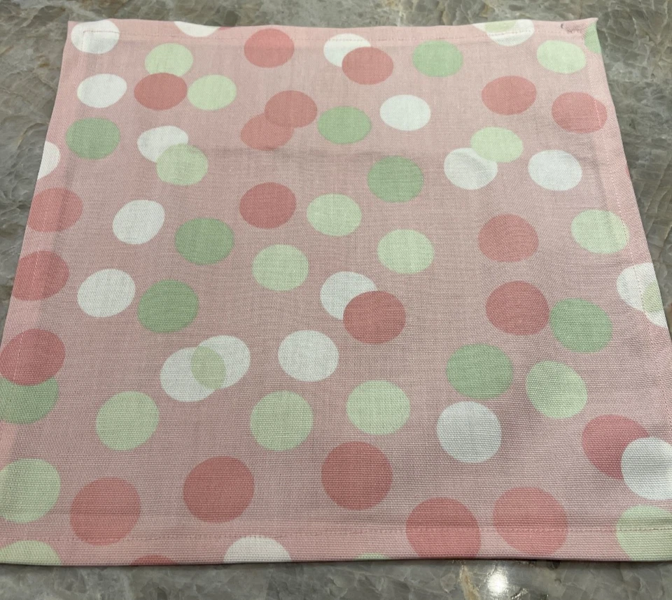 Set of 8 Cloth Napkins, Polka Dot , 12.5" - Image 1 of 1
