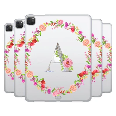 HEAD CASE DECORATIVE INITIALS SOFT GEL CASE & WALLPAPER FOR APPLE SAMSUNG KINDLE - Image 1 of 4
