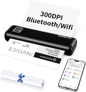 RONGTA F82 - Portable Thermal Printer - 300DPI WiFi & Bluetooth - Picture 1 of 7