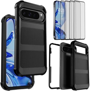 For Google Pixel 9 9 Pro 9 Pro XL Phone Case Shockproof Cover Screen Protector - Picture 1 of 25