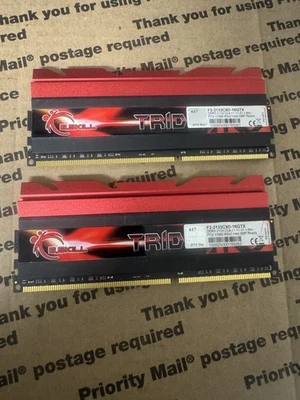 🆗CL9 DDR3-2133MHz G.Skill TridentX 16GB =2x 8GB PC3-17000 Desktop Memory RAM - Image 1 of 4
