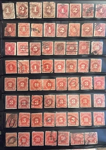 United States 1879-1985 Postage Due Stamps Doc Stamps New, Used & Cancelled Lot - Picture 1 of 16