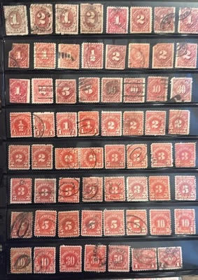 United States 1879-1985 Postage Due Stamps Doc Stamps New, Used & Cancelled Lot - Image 1 of 4