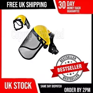 CHAINSAW MESH SAFETY FACE MASK SHIELD VISOR FORESTRY STRIMMER SHREDDER GARDENING - Picture 1 of 4