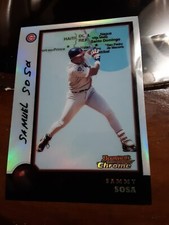 1998 Bowman Chrome International Refractor #50 Sammy Sosa