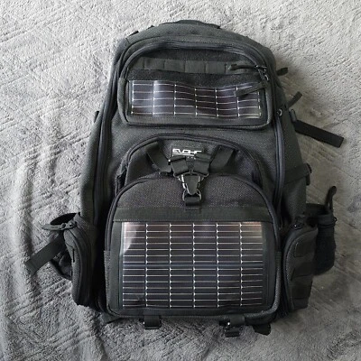 Mochila Evoke Tactical Painel Solar Battey Pack Reservatório de Água Utilitário Preto - Imagem 1 de 4