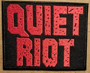 Quiet Riot embroidered Iron on patch - Bild 1 von 1