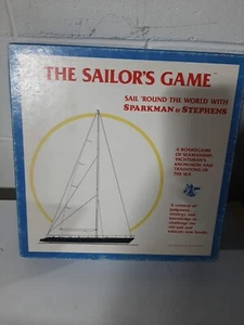 Vtg The Sailor's Game A Board Game Sparkman Stephens 1986 Pewter Sailboats Xlent - Picture 1 of 9