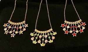 One Necklace, removable of chain, classic style Charm Bling Boho Bib Goth Rock - Picture 1 of 14