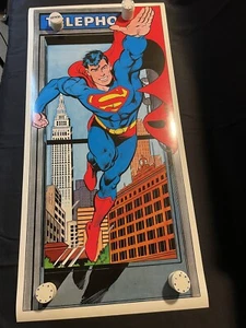 Superman Lopez & Giordano Artwork 50th Anniversary 2 sided poster 36”x18” - Bild 1 von 13