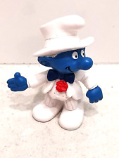 Peyo Schleich Bridegroom Smurf PVC Toy Figure 20413