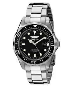 Invicta Pro Diver 200M Quarz Schwarzes Zifferblatt 8932 Herrenuhr - Bild 1 von 4