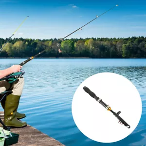 1PC Ice Fishing Tool Foldable Aluminum Alloy Man Telescopic Fishing Rod - Picture 1 of 11