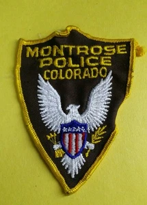 MONTROSE, COLORADO POLICE SHOULDER PATCH CO - Picture 1 of 2