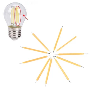 10Pcs Super Bright COB LED Solar Filament Bulb Candle Light Home Lamp Sour_-_ - Picture 1 of 7