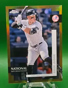 Aaron Judge 2024 Topps CHROM National Silber Pack GOLD #d 49/50 - Bild 1 von 2