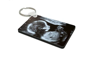 Llavero con foto escaneo de bebé personalizado cualquier imagen estampado a doble cara - Imagen 1 de 5