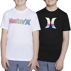 NEW!! Hurley Boy's Youth 2-Pack Short Sleeve Tee Shirts Variety #114 - Picture 1 of 10