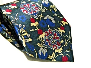 Jsaco Men's Silk Tie 57" X 4" Multi-Color Abstract Made in italy - Picture 1 of 6