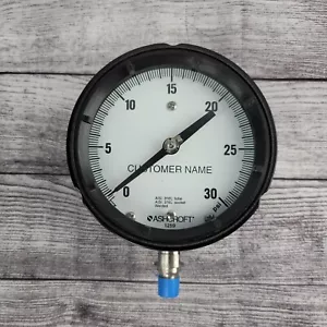 Manómetro ASHCROFT 1259: Estuche resistente a la corrosión, 0 a 30 psi - Imagen 1 de 7