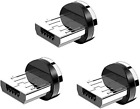 3 Magnetic Tips, CAFELE 3 Pack Micro USB Multi Magnetic Adapter Magnet Connector