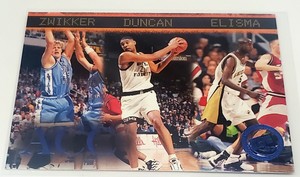 1997 Press Pass Blue Torquers #41 Tim Duncan San Antonio Spurs RC