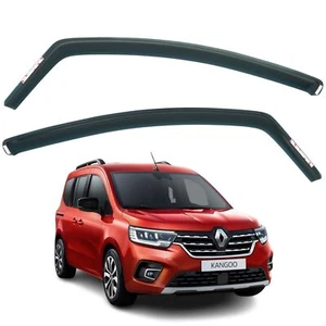2 piezas Deflectores de viento para RENAULT KANGOO MK3 2022 2023 2024 2025 protectores de lluvia - Imagen 1 de 9