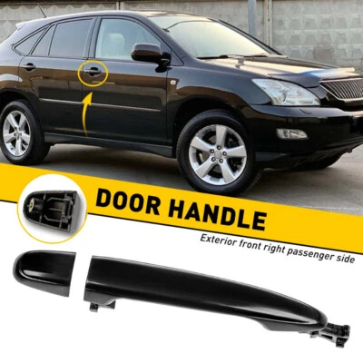 MANIJA PUERTA EXTERIOR NEGRA PARA TOYOTA CAMRY 2007-2011 LADO PASAJERO DELANTERO DERECHO Foto 1 de 4