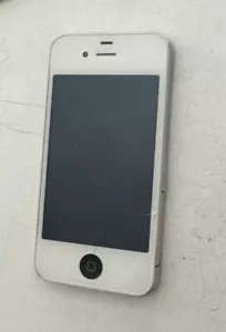 Apple iPhone 4 16GB Weiss White Ungeprüft Teilespender Glasbruch - Bild 1 von 2