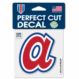 ATLANTA BRAVES COOPERSTOWN COLLECTION DIE-CUT DECAL CAR WINDOWS LAPTOP COVERS - Picture 1 of 1