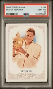 Roger Federer {GOAT} #157 -2012 Topps Allen & Ginter's -PSA 10 - Picture 1 of 2