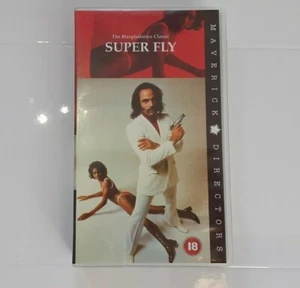 SUPER FLY VHS TAPE RON O'NEAL / SHELIA FRAZIER 1972 PIMP RATED R CERT 18 - Imagen 1 de 5