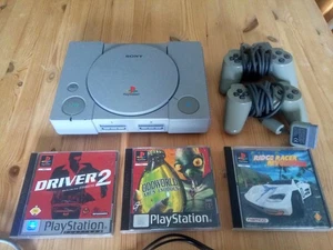 PS1 PSX mit Modchip + 3 Spiele und 2 Controller - Bild 1 von 7